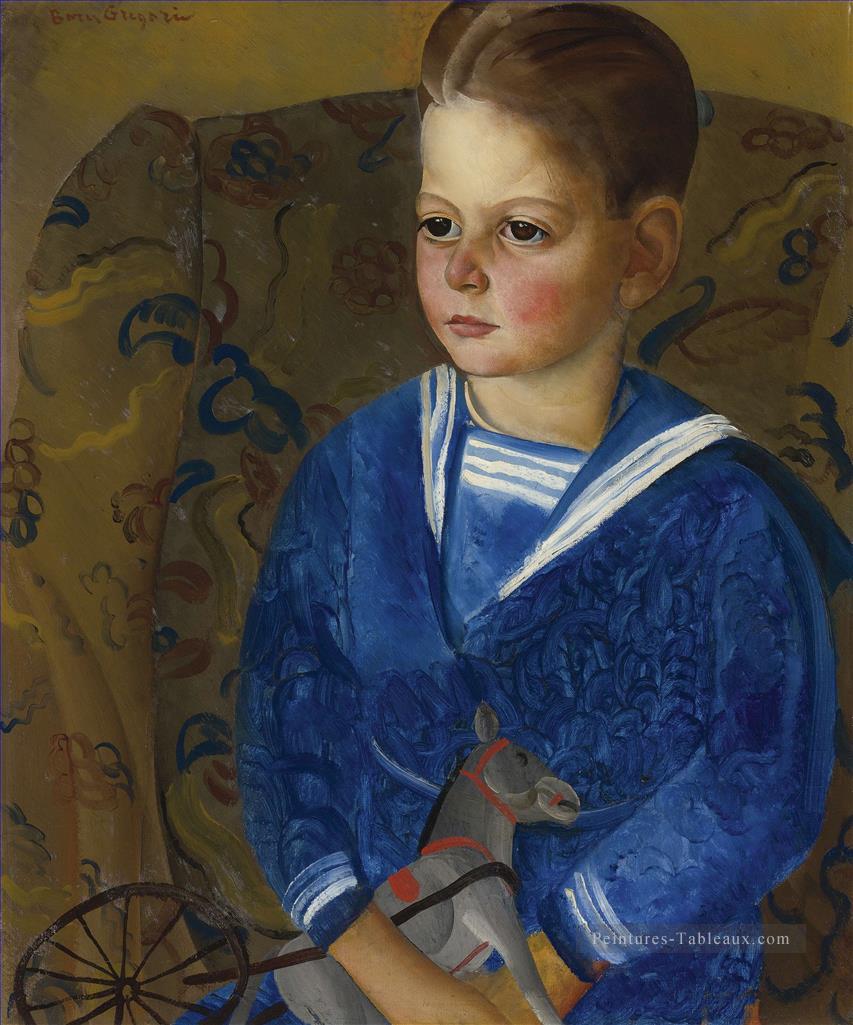 BOY IN A SAILOR SUIT Boris Dmitrievich Grigoriev Peintures à l'huile
